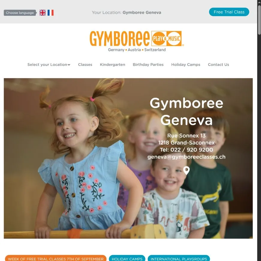 Gymboree Geneva — project preview